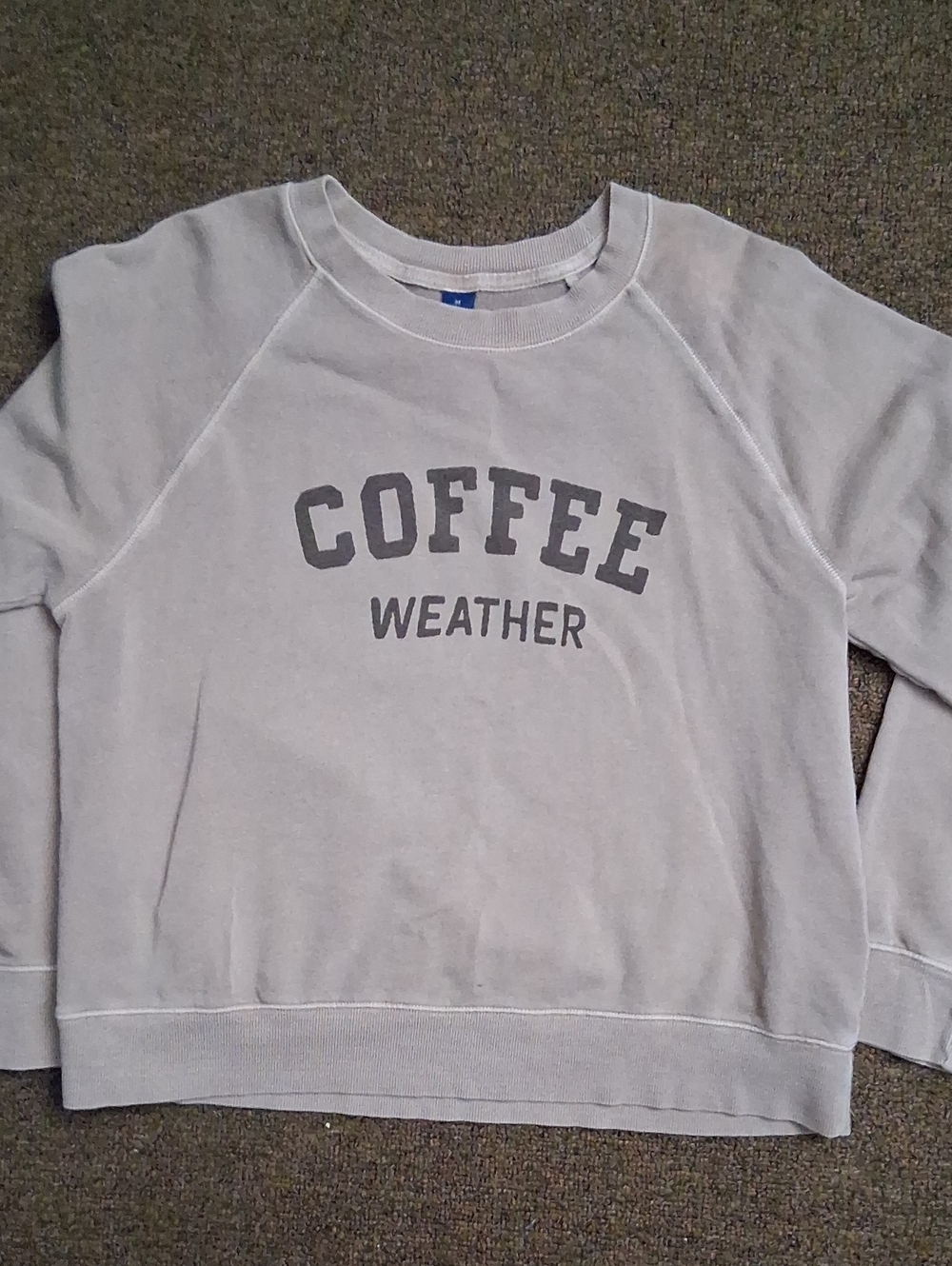 Old Navy Beige Crewneck Sweatshirt